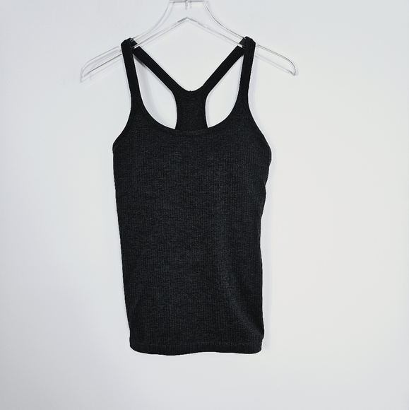 Lululemon Ebb To Street Racerback Crop Tank Top | Black | 8 - Picture 7 of 12